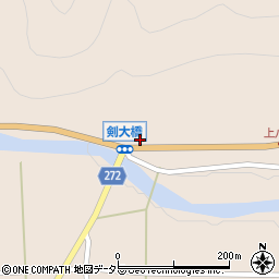 兵庫県養父市八鹿町八木2780周辺の地図