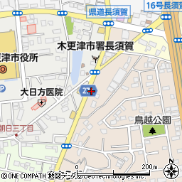 ローソンＨ木更津太田店周辺の地図