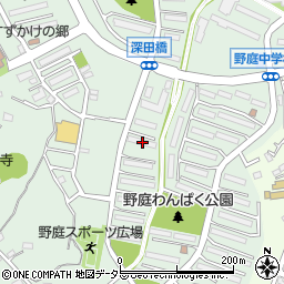 神奈川県横浜市港南区野庭町666-2周辺の地図