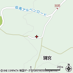 兵庫県養父市別宮416周辺の地図