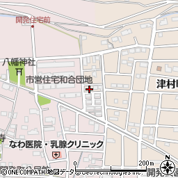 岐阜県大垣市津村町1丁目21周辺の地図