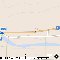 兵庫県養父市八鹿町八木2882周辺の地図