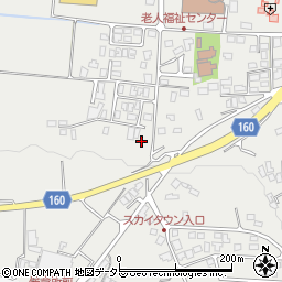 鳥取県西伯郡伯耆町大殿1783周辺の地図