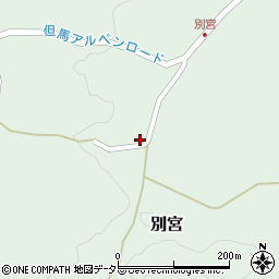 兵庫県養父市別宮412周辺の地図