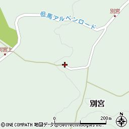 兵庫県養父市別宮508周辺の地図