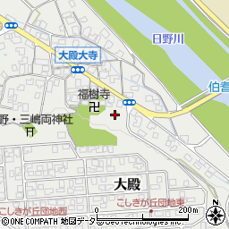 鳥取県西伯郡伯耆町大殿1170周辺の地図