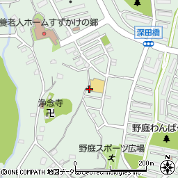 神奈川県横浜市港南区野庭町667-14周辺の地図