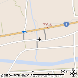 兵庫県養父市八鹿町八木1076周辺の地図