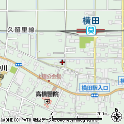 千葉県袖ケ浦市横田周辺の地図