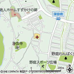 神奈川県横浜市港南区野庭町667-1周辺の地図