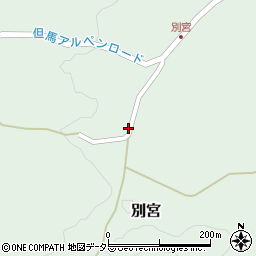 兵庫県養父市別宮411周辺の地図