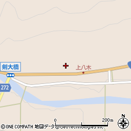 兵庫県養父市八鹿町八木2878周辺の地図