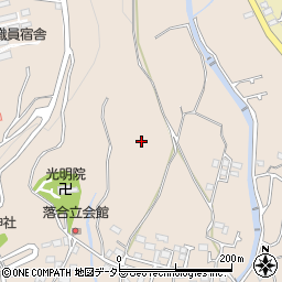 神奈川県秦野市落合周辺の地図