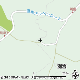 兵庫県養父市別宮447周辺の地図