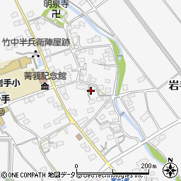 岐阜県不破郡垂井町岩手周辺の地図