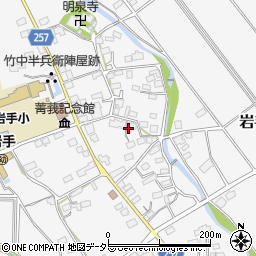岐阜県垂井町（不破郡）岩手周辺の地図