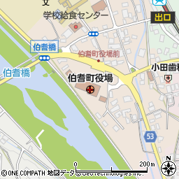 鳥取県西伯郡伯耆町周辺の地図