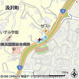 神奈川県横浜市戸塚区汲沢町90周辺の地図