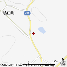 京都府綾部市坊口町竹本周辺の地図