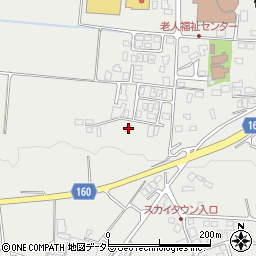 鳥取県西伯郡伯耆町大殿1569-8周辺の地図