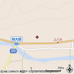 兵庫県養父市八鹿町八木2821周辺の地図