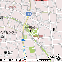 物見神社周辺の地図