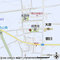 滋賀県米原市朝日周辺の地図