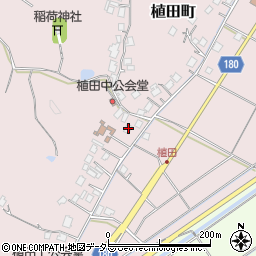 島根県安来市植田町119-1周辺の地図