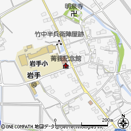 垂井町役場　岩手地区まちづくりセンター周辺の地図