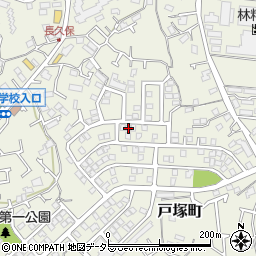神奈川県横浜市戸塚区戸塚町2709-9周辺の地図