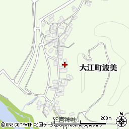 京都府福知山市大江町波美716周辺の地図