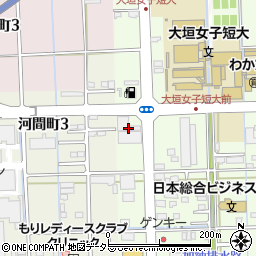 光モータースコバック大垣中野店周辺の地図
