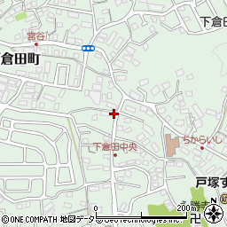 神奈川県横浜市戸塚区下倉田町608周辺の地図