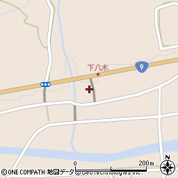 兵庫県養父市八鹿町八木1110周辺の地図