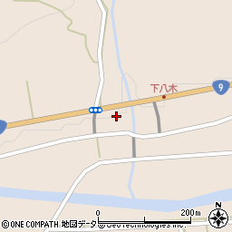 兵庫県養父市八鹿町八木1123周辺の地図