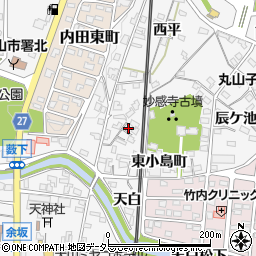 愛知県犬山市犬山天王坂周辺の地図