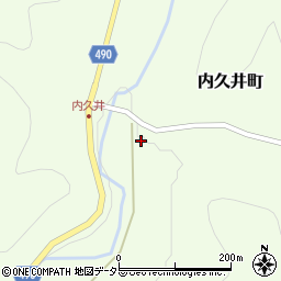 京都府綾部市内久井町ツカタ周辺の地図