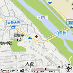 鳥取県西伯郡伯耆町大殿1200-1周辺の地図