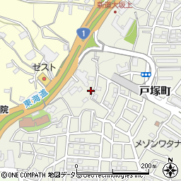 神奈川県横浜市戸塚区戸塚町1988-20周辺の地図