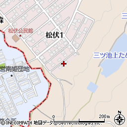 岐阜県可児市松伏1丁目58周辺の地図