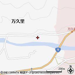 兵庫県養父市万久里262周辺の地図