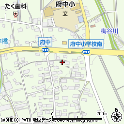 岐阜県不破郡垂井町府中2291周辺の地図