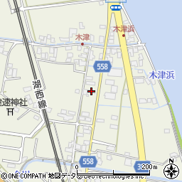 滋賀県高島市新旭町饗庭3992周辺の地図