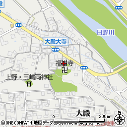 鳥取県西伯郡伯耆町大殿1164周辺の地図