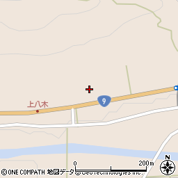 兵庫県養父市八鹿町八木2100周辺の地図