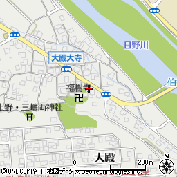 鳥取県西伯郡伯耆町大殿1167周辺の地図