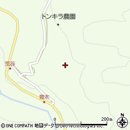 長野県下伊那郡阿智村浪合荒谷周辺の地図