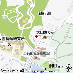 愛知県犬山市犬山官林周辺の地図