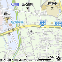 岐阜県不破郡垂井町府中196周辺の地図