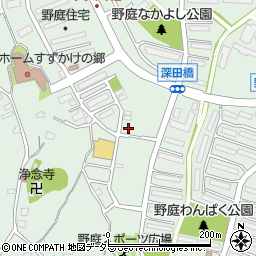 神奈川県横浜市港南区野庭町669-22周辺の地図
